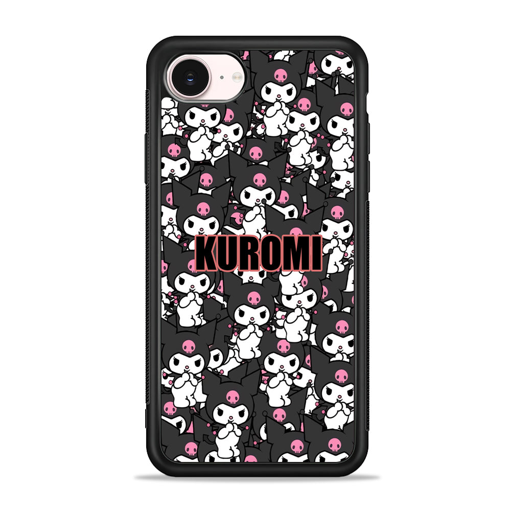 Kuromi Doodle iPhone 17e Case - Silicone Case