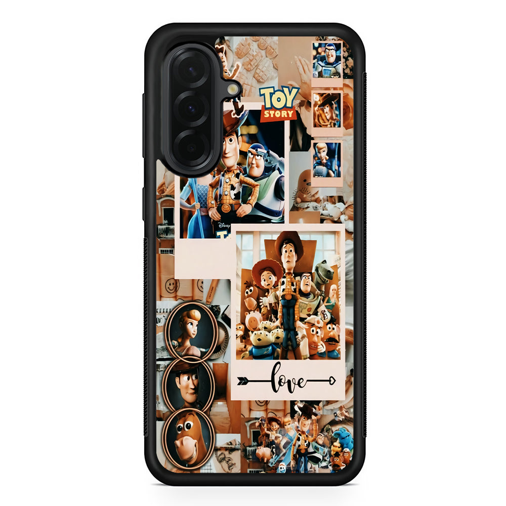 Toy Story Aesthetic Photo Samsung Galaxy A36 Case | Protective Rubber Cover