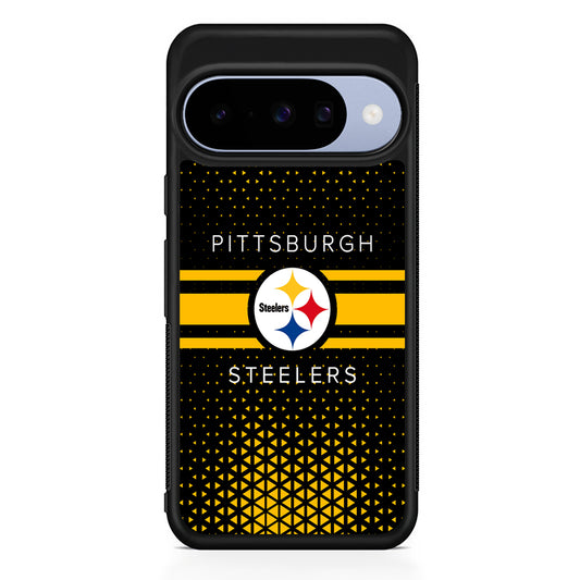 NFL Pittsburgh Steelers Logo Google Pixel 10 Case | Google Pixel 10 Rubber Protective Case