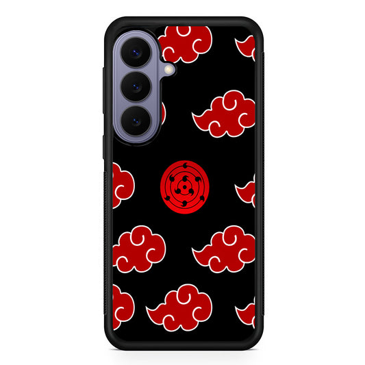 Sharingan and Akatsuki Naruto Samsung Galaxy S26 Case | Durable Rubber Case for Samsung Galaxy S26