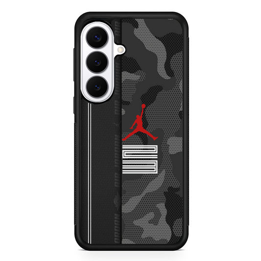 Air Jordan Emblem on Leather Samsung Galaxy S26 Plus Case | Lightweight Protective Cover for Galaxy S26 Plus