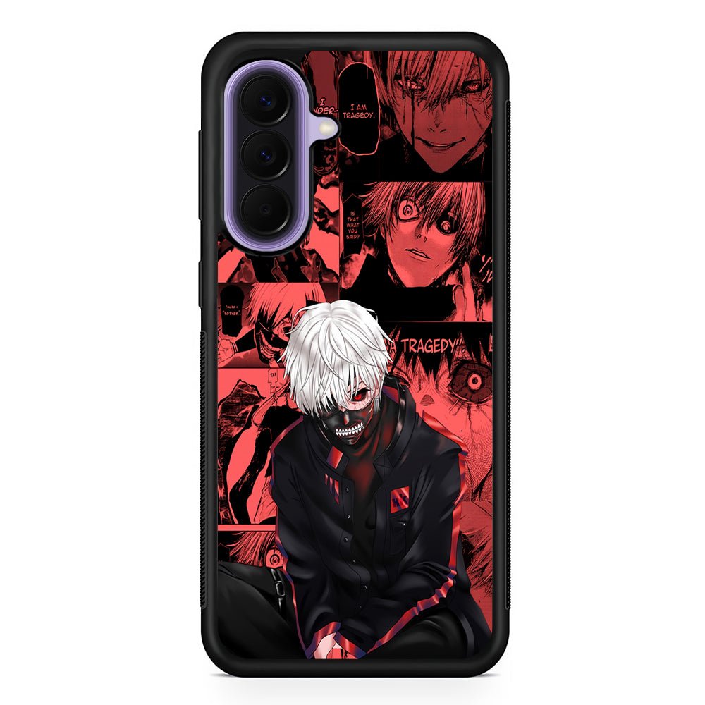 Tokyo Ghoul Ken Kaneki Comic Samsung Galaxy A57 Case | Slim Samsung Galaxy A57 Rubber Case