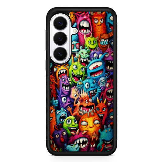 A Lot of Monsters Doodle Samsung Galaxy S26 Plus Case | Slim Protective Cover for Samsung Galaxy S26 Plus
