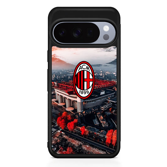 AC Milan San Siro Stadium Google Pixel 10 Pro Case | Slim Google Pixel 10 Pro Rubber Case