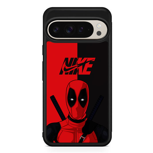 Nike Deadpool Red Grey Google Pixel 9 Pro Case | Slim Protective Cover
