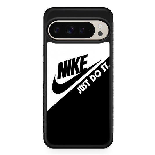 Nike White Black Combination Google Pixel 9 Pro Case | Slim Protective Cover