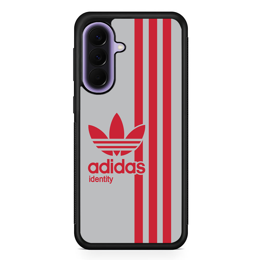 Adidas Red Identity Samsung Galaxy A57 Case | Slim Samsung Galaxy A57 Rubber Case