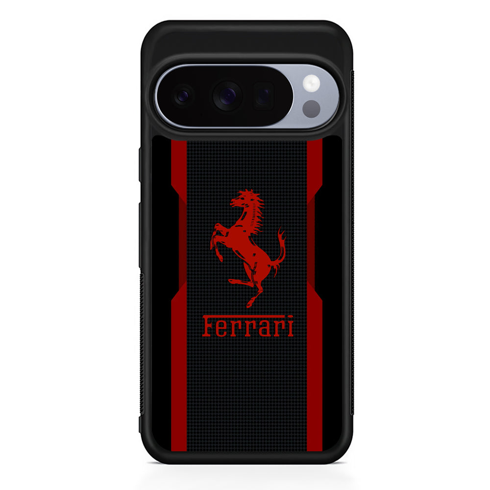 Ferrari Red World Google Pixel 10 Pro Case | Slim Google Pixel 10 Pro Rubber Case
