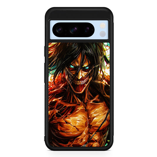 Attack on Titan Eren's Form Google Pixel 8 Pro Case | Slim Rubber Case for Google Pixel 8 Pro