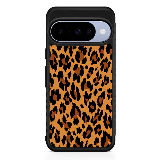 Brown Leopard Skin Pattern Google Pixel 10 Case | Google Pixel 10 Rubber Protective Case