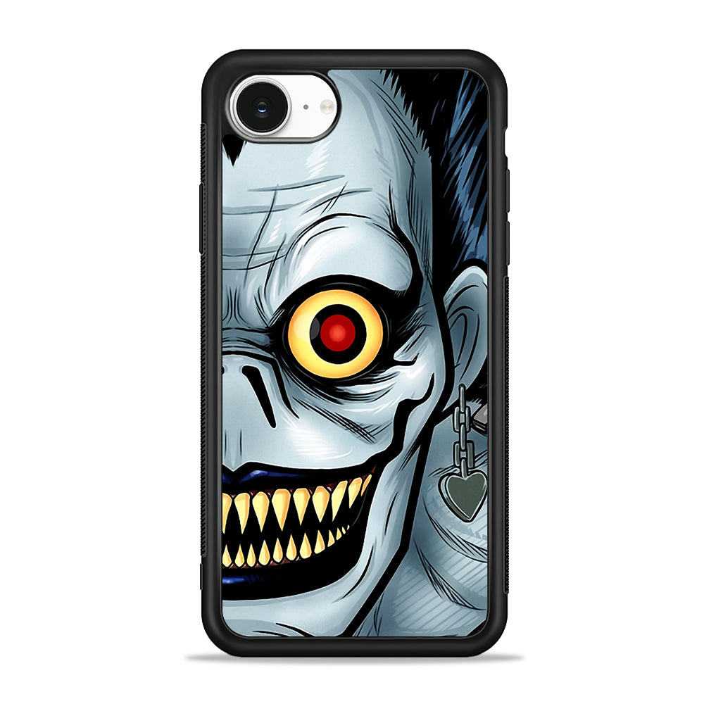Ryuk Death Note Half Face iPhone 16e Case | Protective Phone Cover