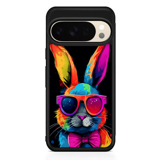Cool Bunny With Sunglasses Google Pixel 10 Pro XL Case | Slim Google Pixel 10 Pro XL Protective Case