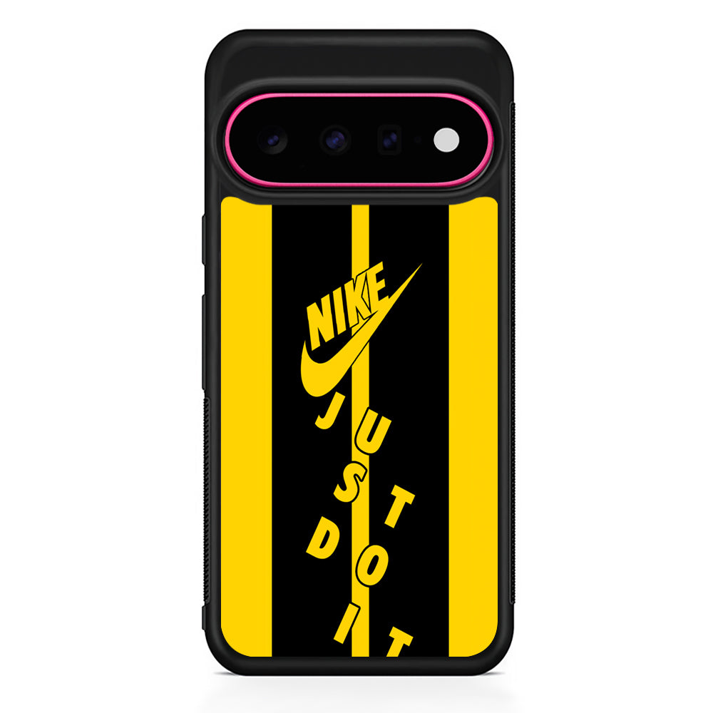 Nike Yellow Stripe Just Do It Google Pixel 11 Case - Stylish Protective Phone Case