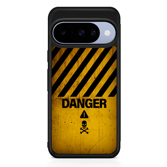 Danger Symbol Google Pixel 10 Case | Google Pixel 10 Rubber Protective Case