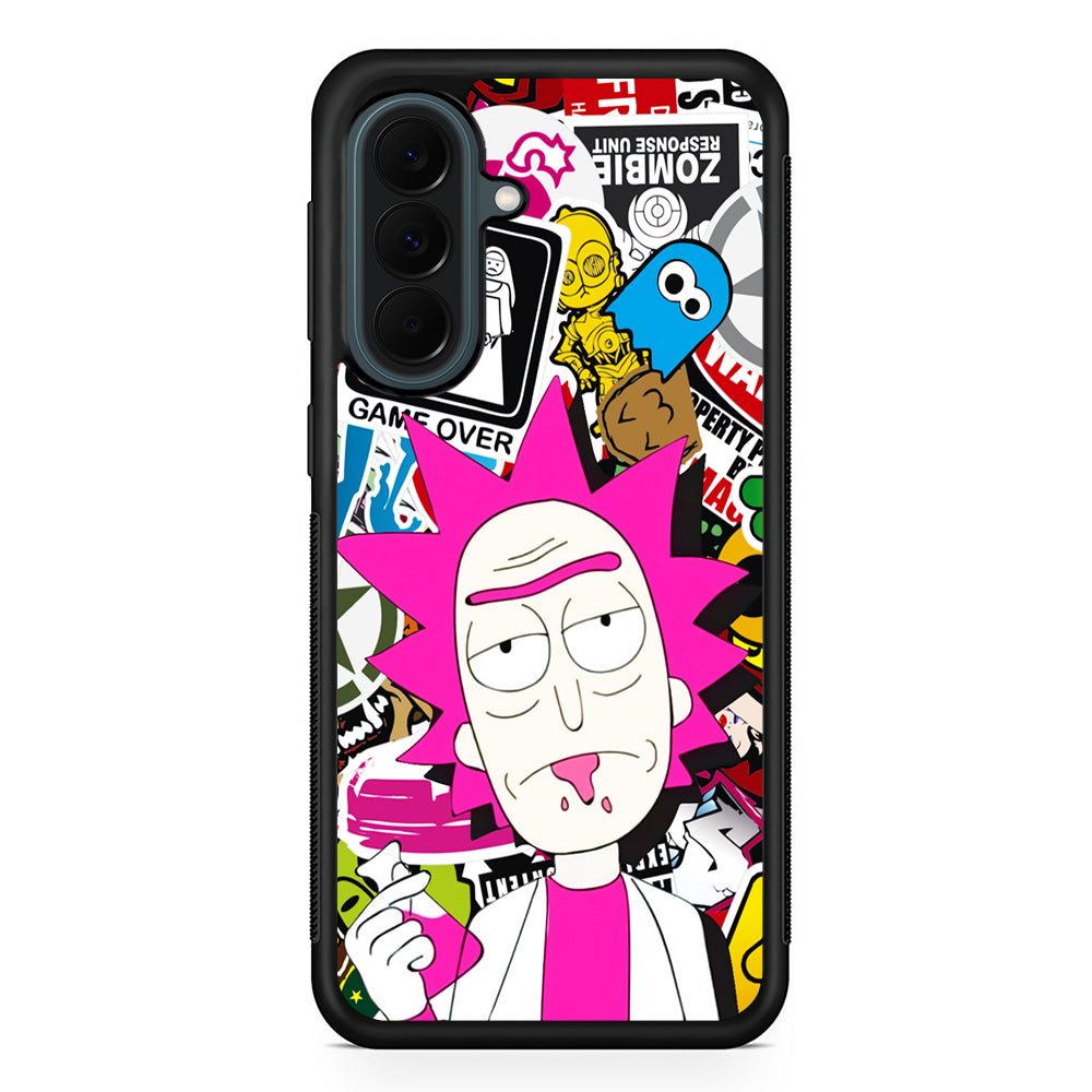 Dr Rick Sanchez Scientist Samsung Galaxy A37 Case | Samsung Galaxy A37 Rubber Phone Case
