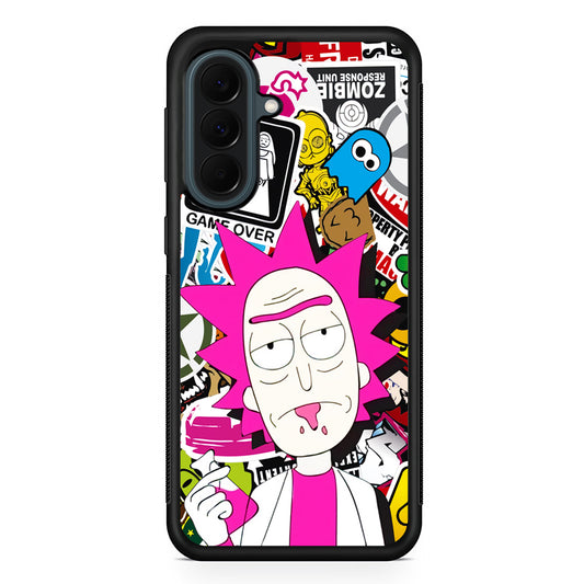 Dr Rick Sanchez Scientist Samsung Galaxy A37 Case | Samsung Galaxy A37 Rubber Phone Case