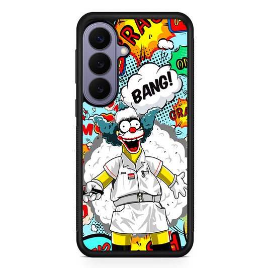 Homer Simpson Joker Bang Samsung Galaxy S26 Case | Durable Rubber Case for Samsung Galaxy S26