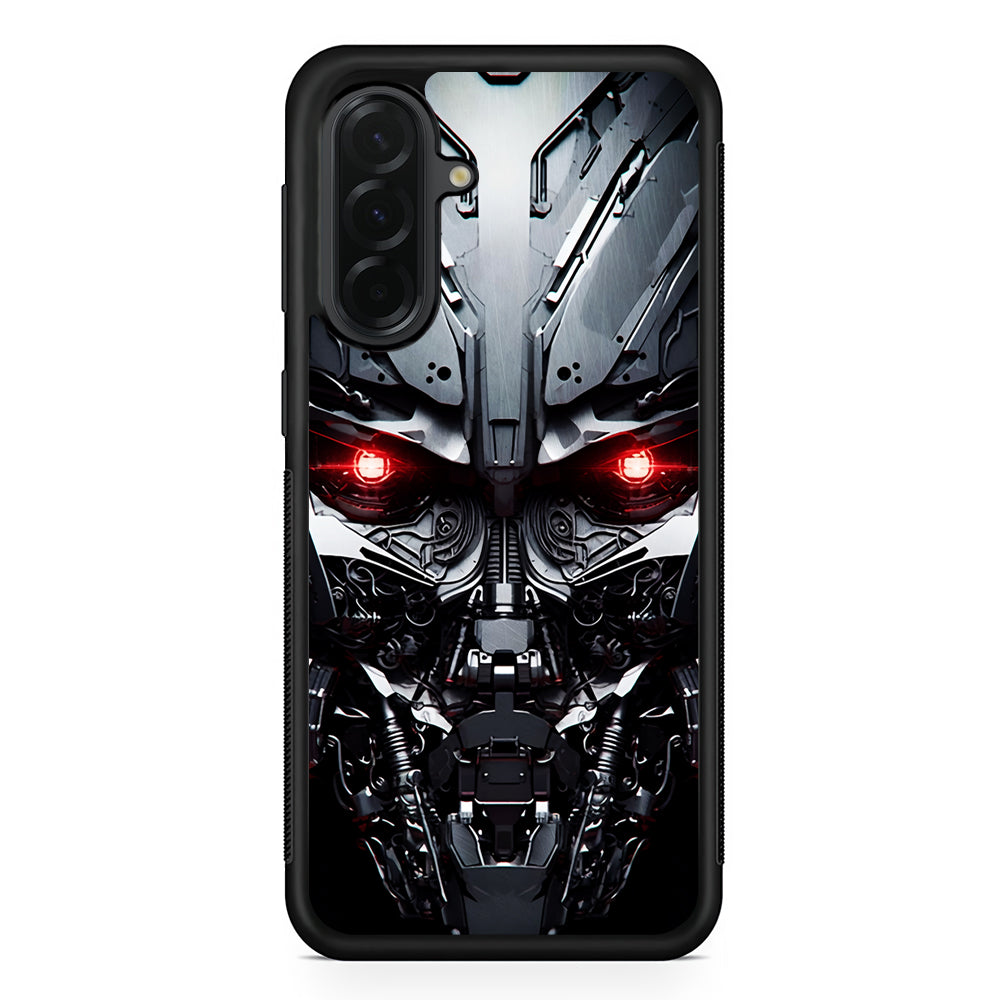 Transformers Optimus Prime Face Samsung Galaxy A36 Case | Protective Rubber Cover