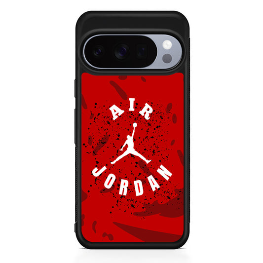 Air Jordan Waving Shapes Google Pixel 10 Pro Case | Slim Google Pixel 10 Pro Rubber Case