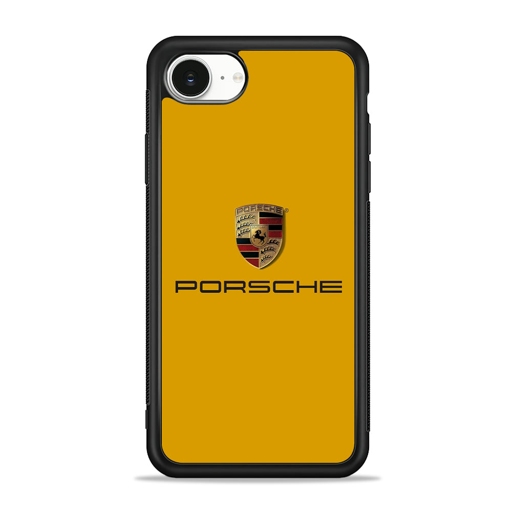 Porsche Small and Simply iPhone 16e Case - Slim Silicone Case