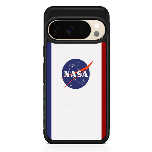 Nasa Stripe Blue Red Emblem Google Pixel 10 Pro XL Case | Slim Google Pixel 10 Pro XL Protective Case