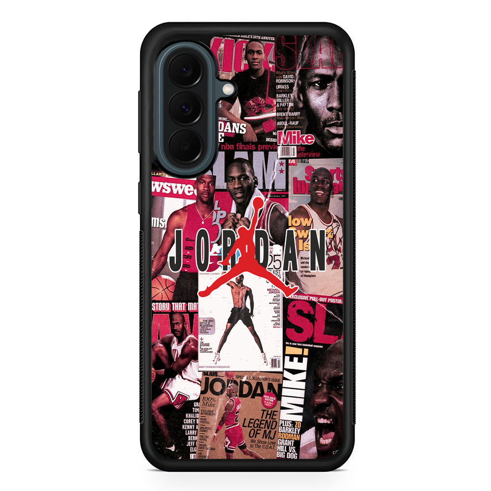 Air Jordan Magazine Collection Samsung Galaxy A37 Case | Custom Samsung Galaxy A37 Protective Cover