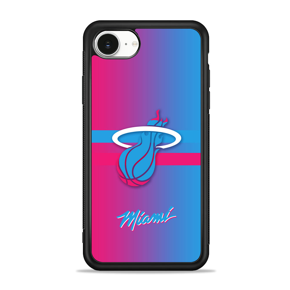 NBA Miami Heat Spectrum iPhone 16e Case | Protective Phone Cover
