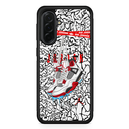 Air Jordan Passing The Challenge Samsung Galaxy A36 Case | Slim Samsung Galaxy A36 Protective Case