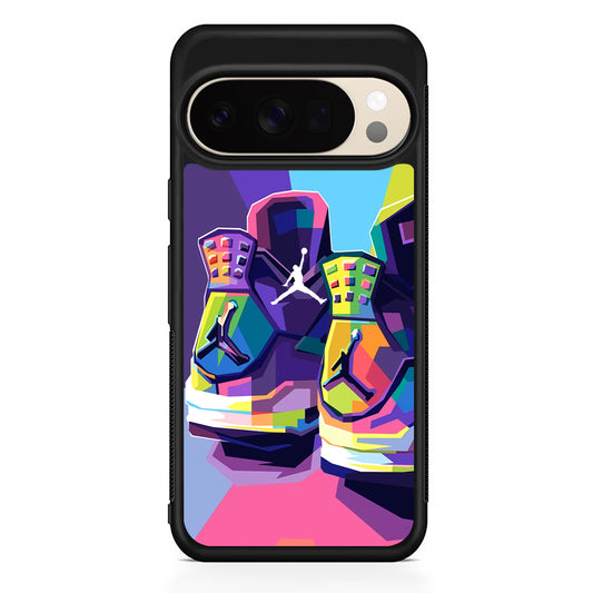 Air Jordan Pop Art Touch Google Pixel 10 Pro XL Case | Slim Google Pixel 10 Pro XL Protective Case