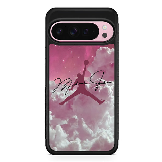 Air Jordan Signature Art of Aesthetic Aurora Google Pixel 9 Pro XL Case | Protective Cover