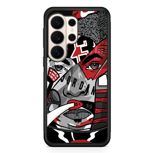 Air Jordan Warrior's Eyes Samsung Galaxy S26 Ultra Case | Durable Samsung Galaxy S26 Ultra Phone Case