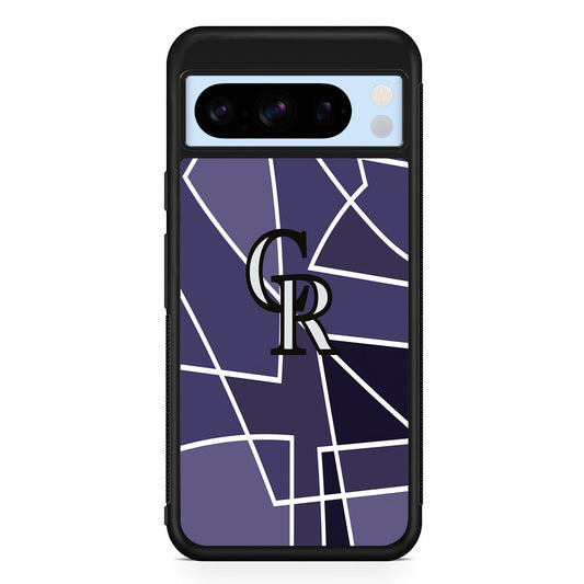 MLB Colorado Rockies Logo Google Pixel 8 Pro Case | Slim Rubber Case for Google Pixel 8 Pro