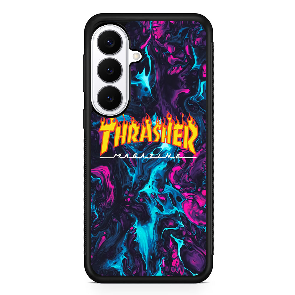 Thrasher Purple Liquid Samsung Galaxy S26 Plus Case | Stylish Protective Cover for Samsung Galaxy S26 Plus