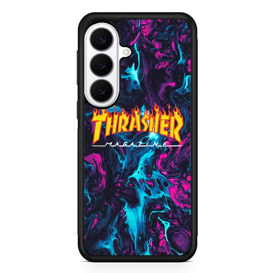 Thrasher Purple Liquid Samsung Galaxy S26 Plus Case | Stylish Protective Cover for Samsung Galaxy S26 Plus