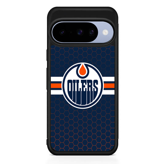 NHL Edmonton Oilers Logo Google Pixel 10 Case | Google Pixel 10 Rubber Protective Case