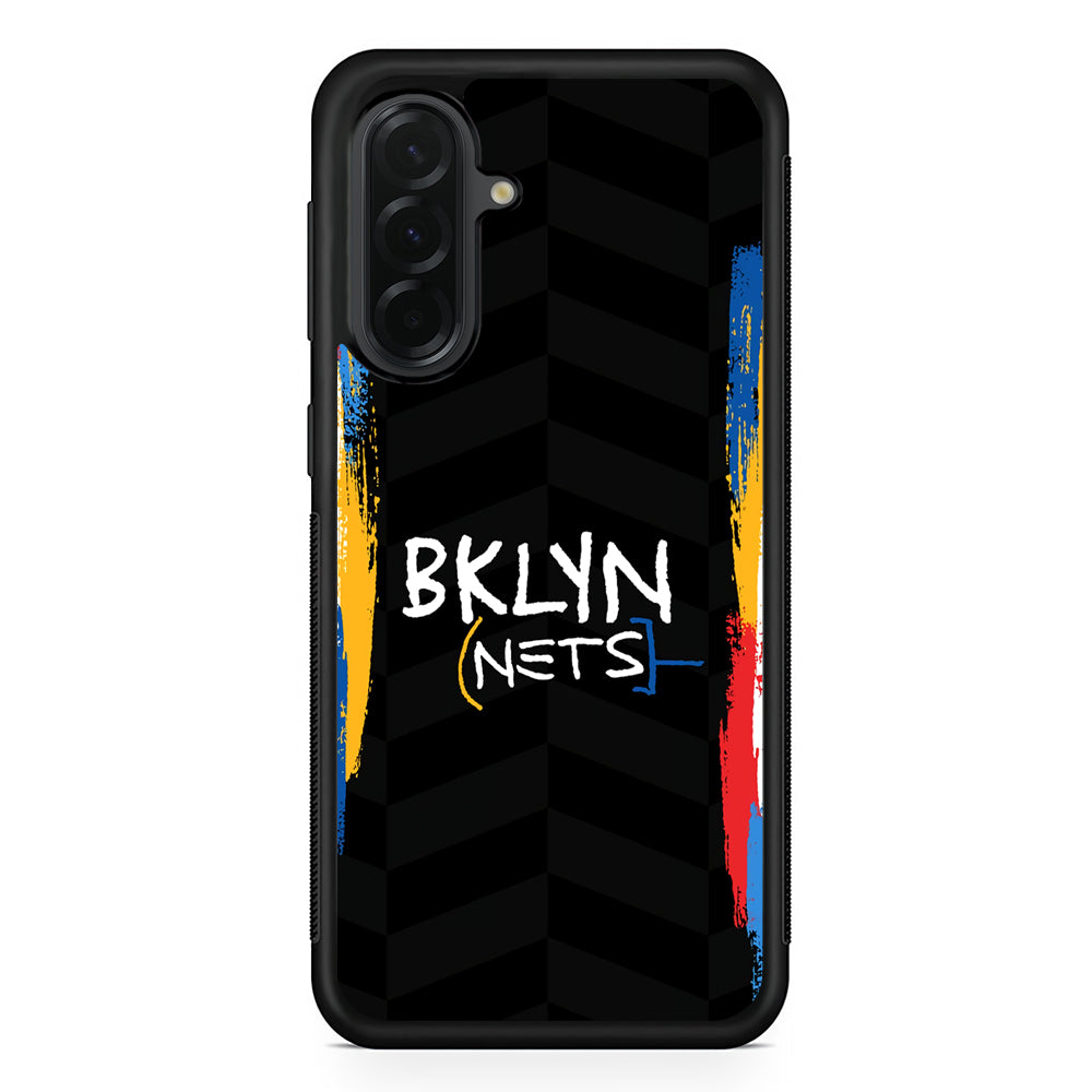 NBA Brooklyn Nets Jersey Samsung Galaxy A36 Case | Protective Rubber Cover