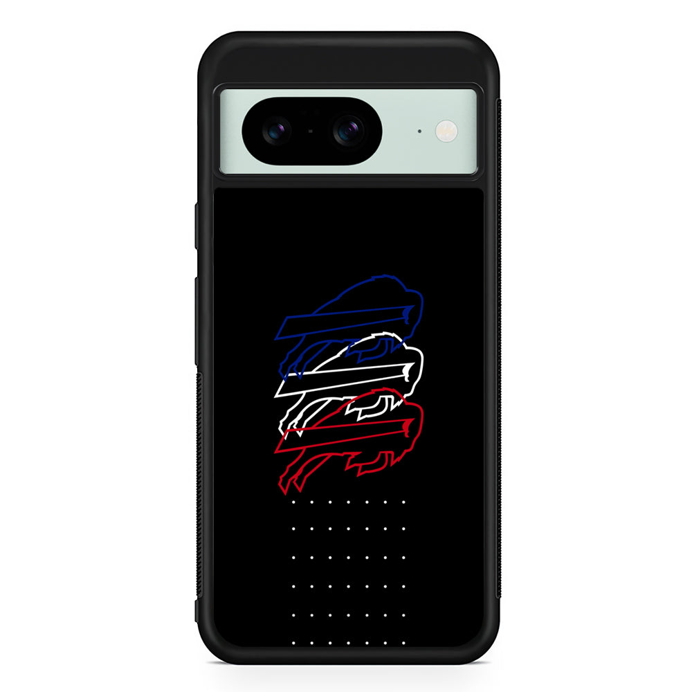 NFL Buffalo Bills Logo Google Pixel 8 Case | Durable Protective Cover for Google Pixel 8