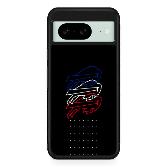 NFL Buffalo Bills Logo Google Pixel 8 Case | Durable Protective Cover for Google Pixel 8
