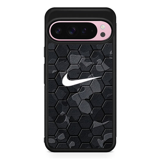 Nike Hexagon Pattern Camo Google Pixel 9 Pro XL Case | Protective Cover