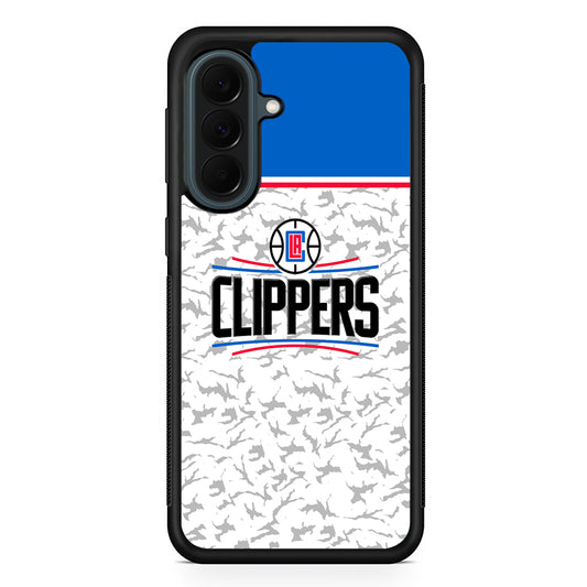 NBA Los Angeles Clippers Logo Samsung Galaxy A37 Case | Samsung Galaxy A37 Rubber Phone Case