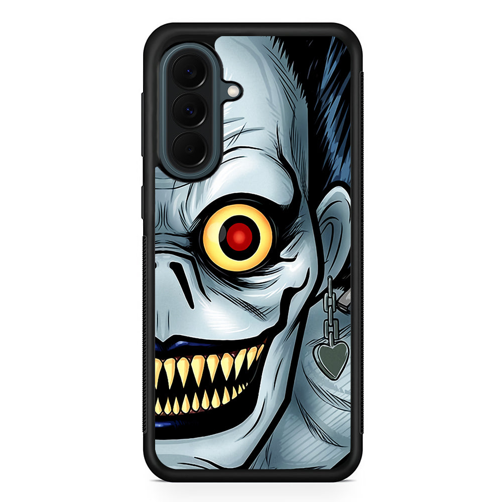 Ryuk Death Note Half Face Samsung Galaxy A37 Case | Samsung Galaxy A37 Rubber Phone Case
