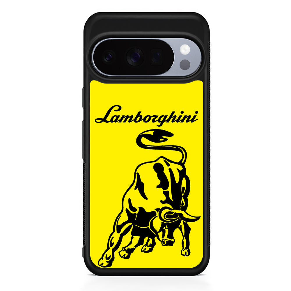 Lamborghini Word Icon Google Pixel 10 Pro Case | Slim Google Pixel 10 Pro Rubber Case