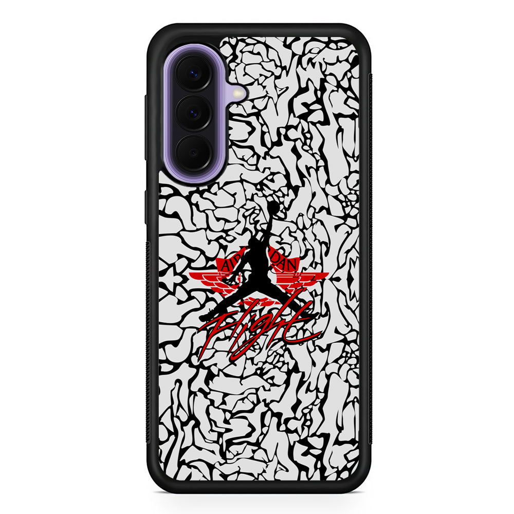 Air Jordan Endemic Patern Samsung Galaxy A57 Case | Slim Samsung Galaxy A57 Rubber Case
