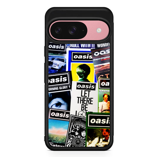 Oasis Album Cover Google Pixel 9 Case | Google Pixel 9 Protective Rubber Case