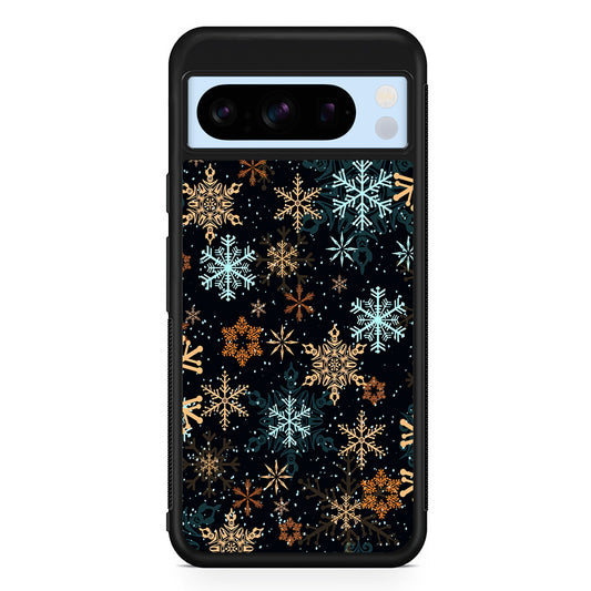 Snowflakes Winter Google Pixel 8 Pro Case | Slim Rubber Case for Google Pixel 8 Pro