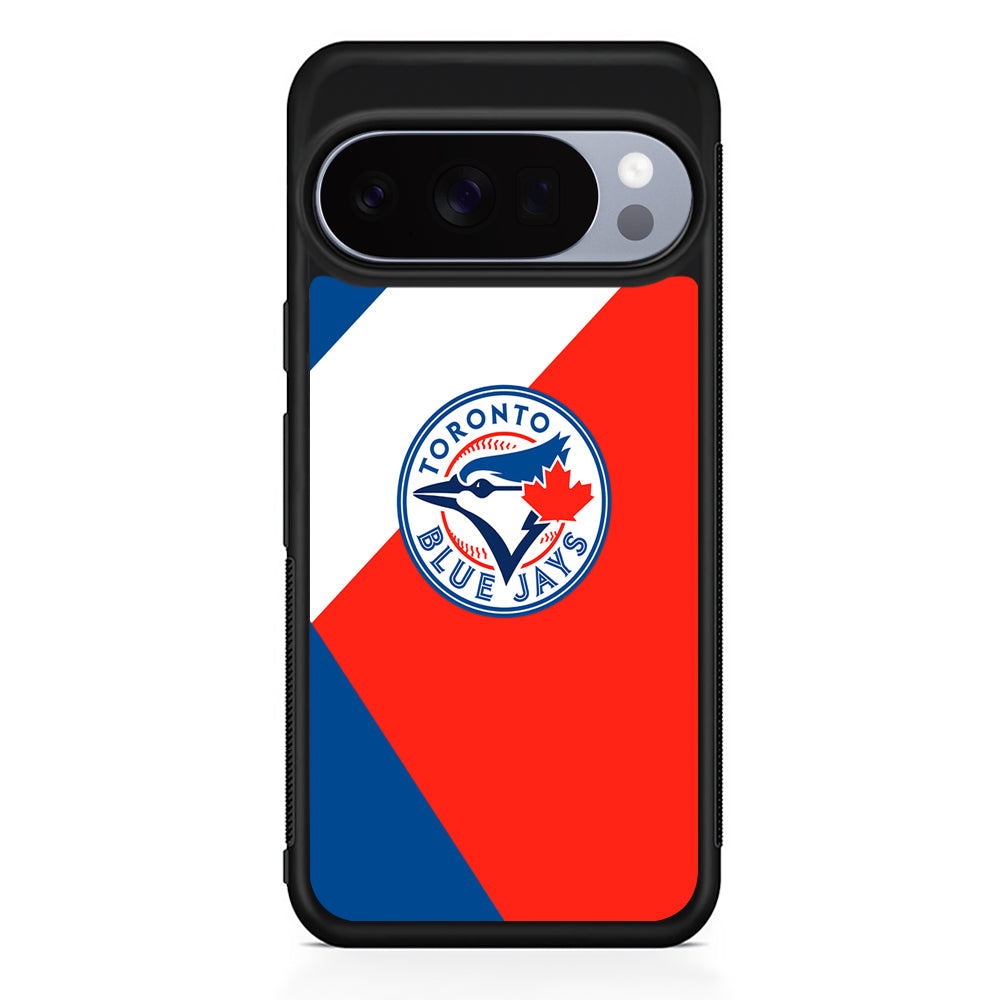 MLB Toronto Blue Jays Logo Google Pixel 10 Pro Case | Google Pixel 10 Rubber Protective Case