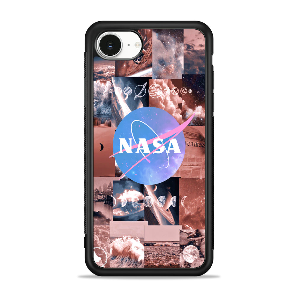 Nasa Universe Post iPhone 16e Case - Slim Silicone Case