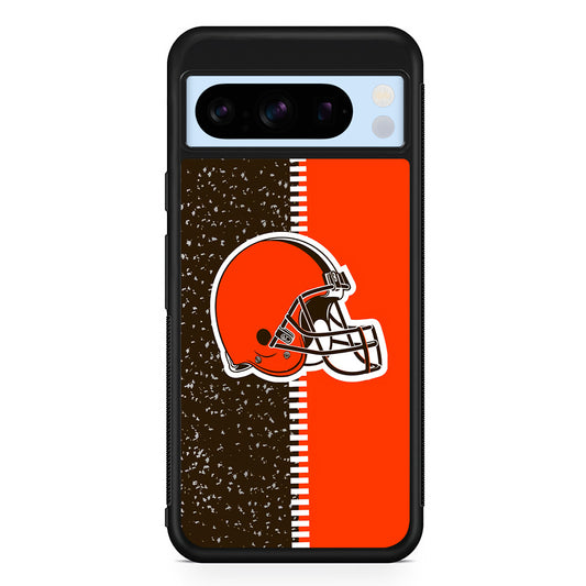 NFL Cleveland Browns Logo Google Pixel 8 Pro Case | Slim Rubber Case for Google Pixel 8 Pro