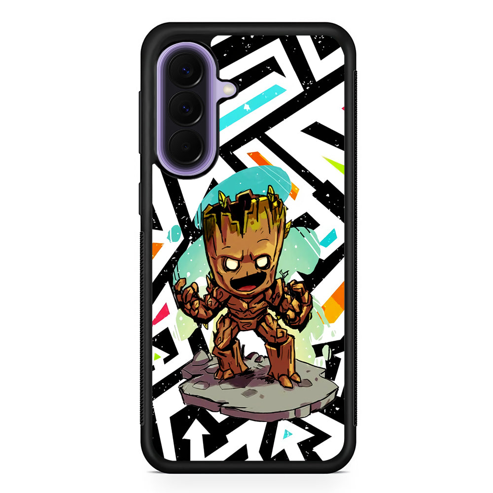 Groot Scream Power Samsung Galaxy A57 Case | Slim Samsung Galaxy A57 Rubber Case
