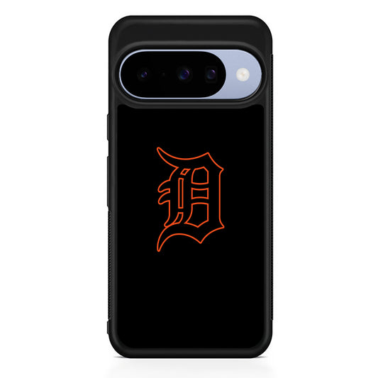MLB Detroit Tigers Team Google Pixel 10 Case | Google Pixel 10 Rubber Protective Case